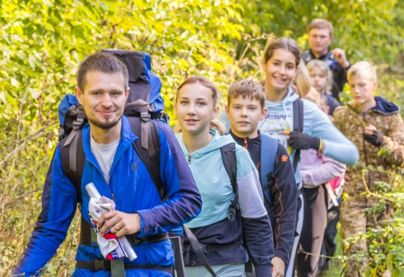 Юный турист