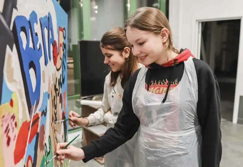 Праздничный мастер-класс ко дню художника