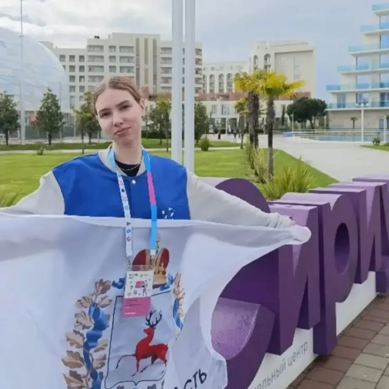 Право: наша участница на заключительном этапе ВсОШ